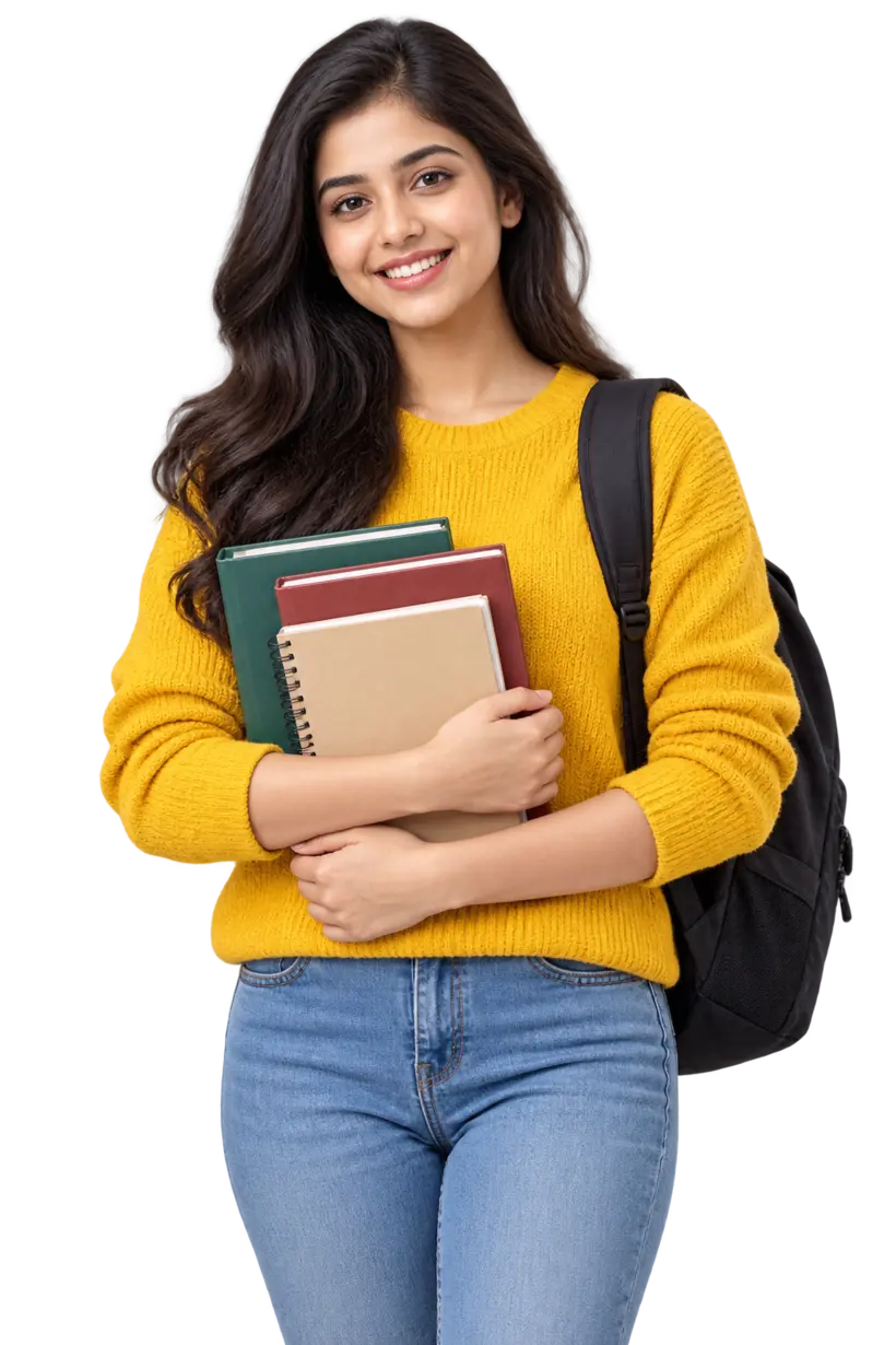 Student preparing for competitive exams